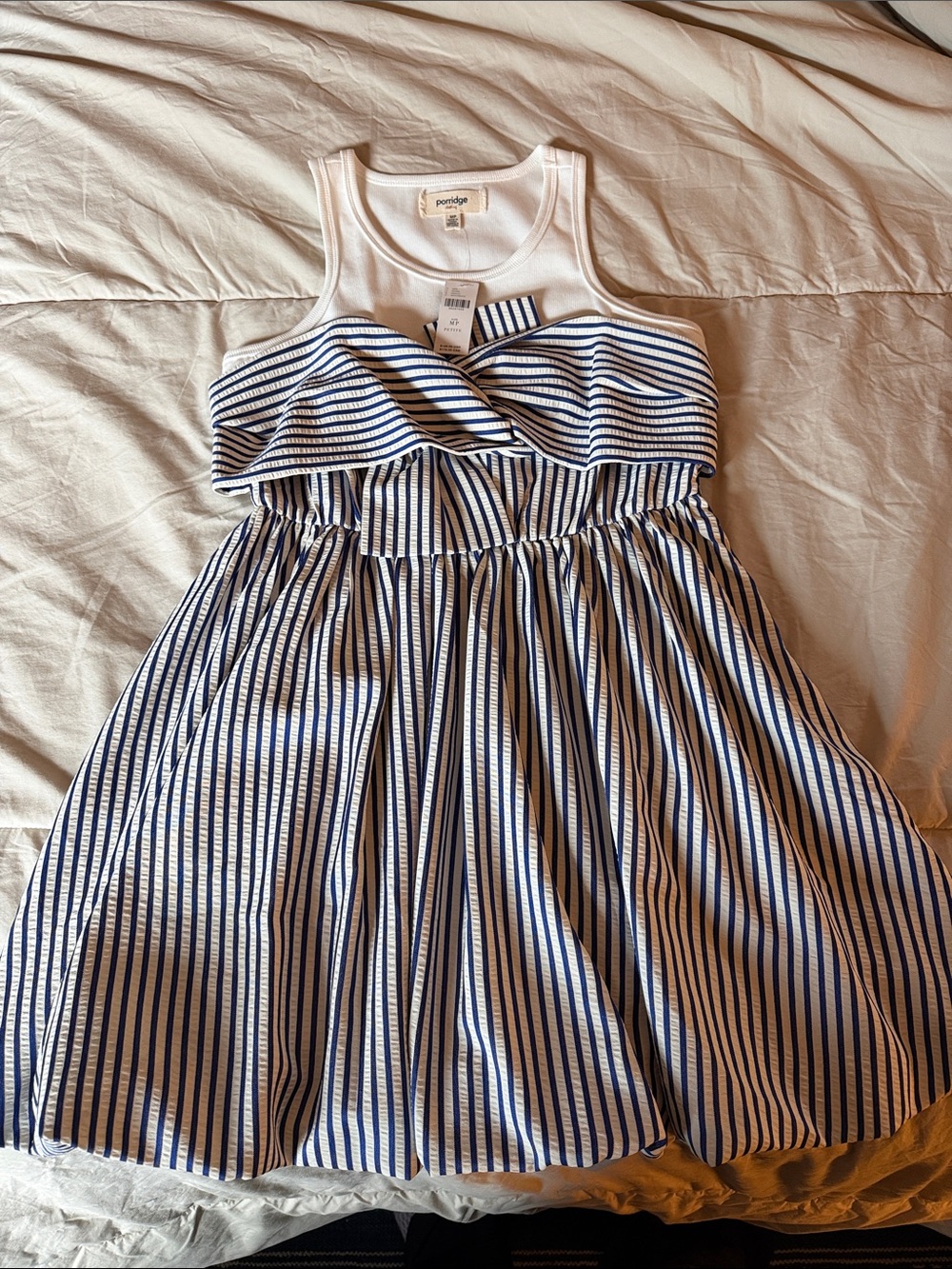 Anthropologie bubble skirt twofer mini dress